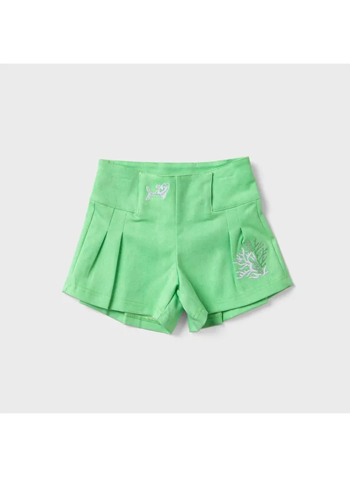 Short Girl Green