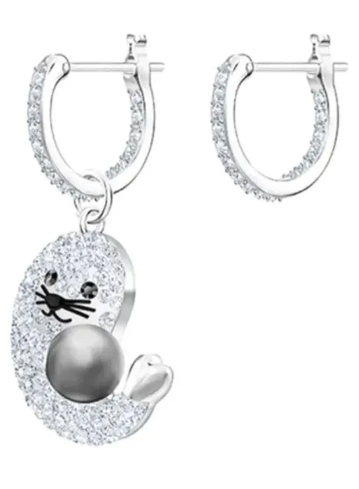 Polar Seal Dangle Earrings