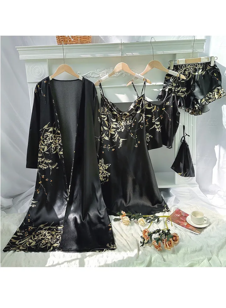 Thin Nightgown Suspender Shorts Suspender Skirt Suit