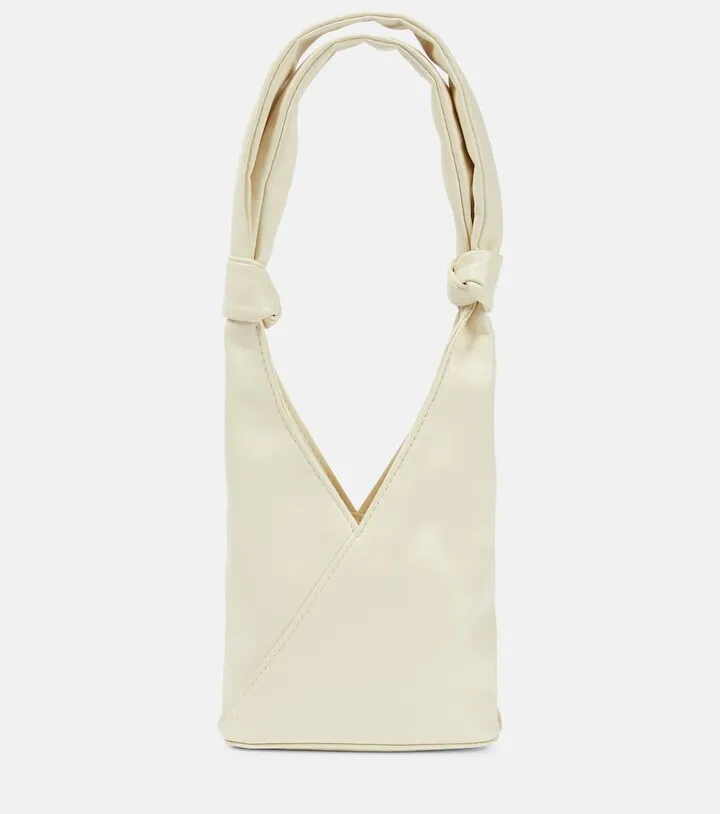 Japanese Mini faux leather tote