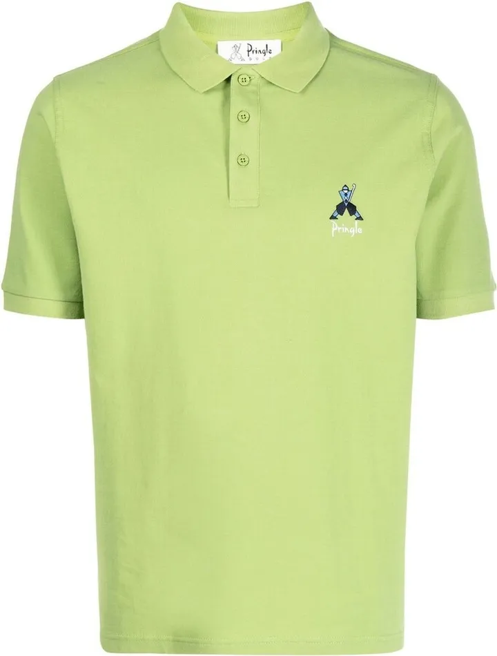 Geometric George Golf polo shirt