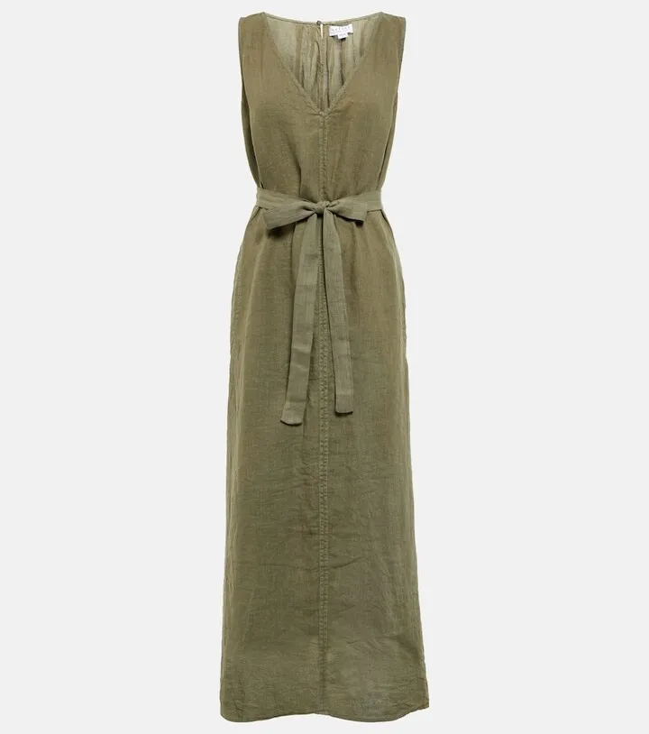 Acadia linen maxi dress