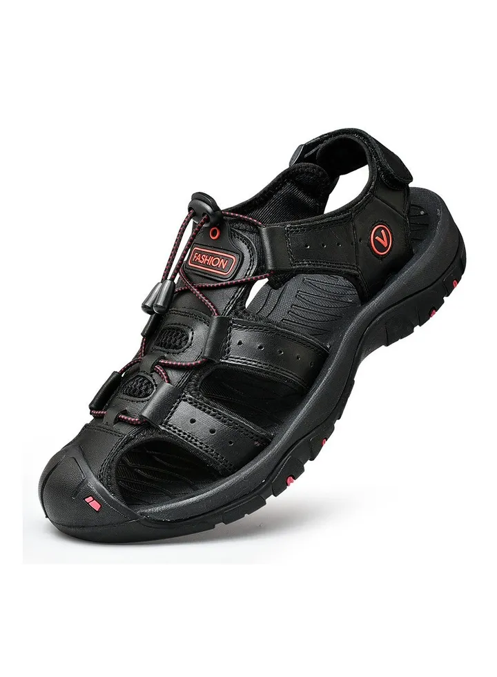 New Men's Hollow Out Breathable Outdoor Headband Sandals