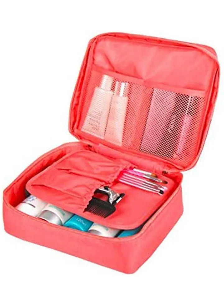 printed Cosmetic Bag Pink