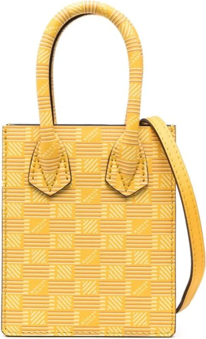 Logo-Print Leather Shoulder Bag
