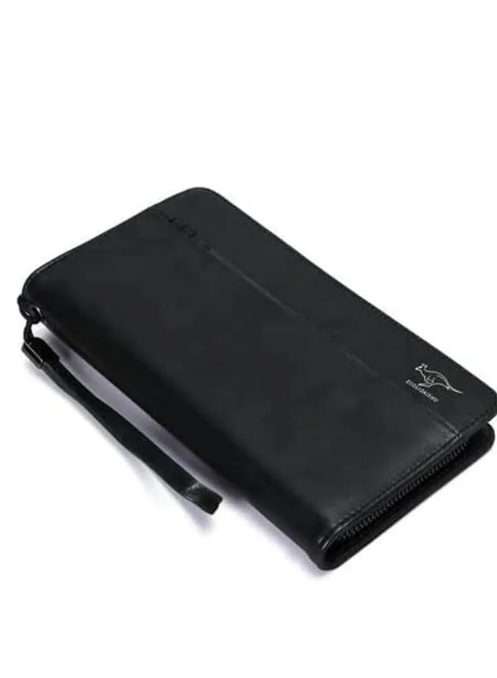 Unique stylish Kangaroo wallet - black