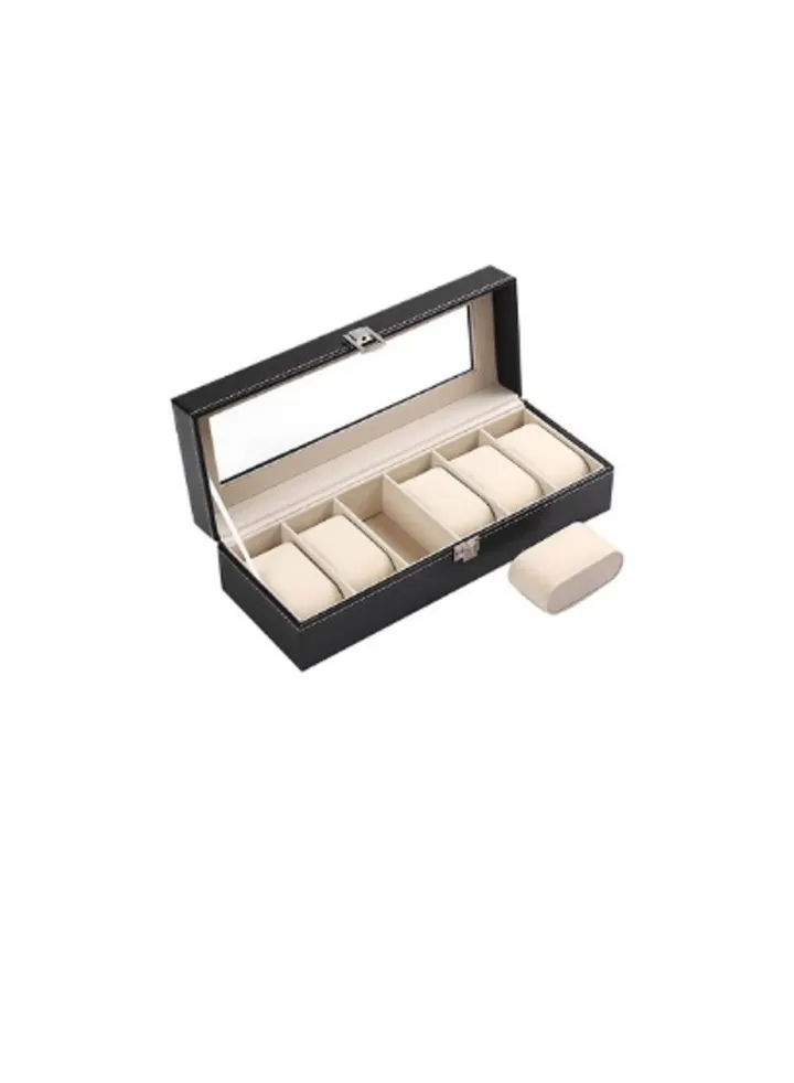 Men's Watch Organizer For 6 Watches
