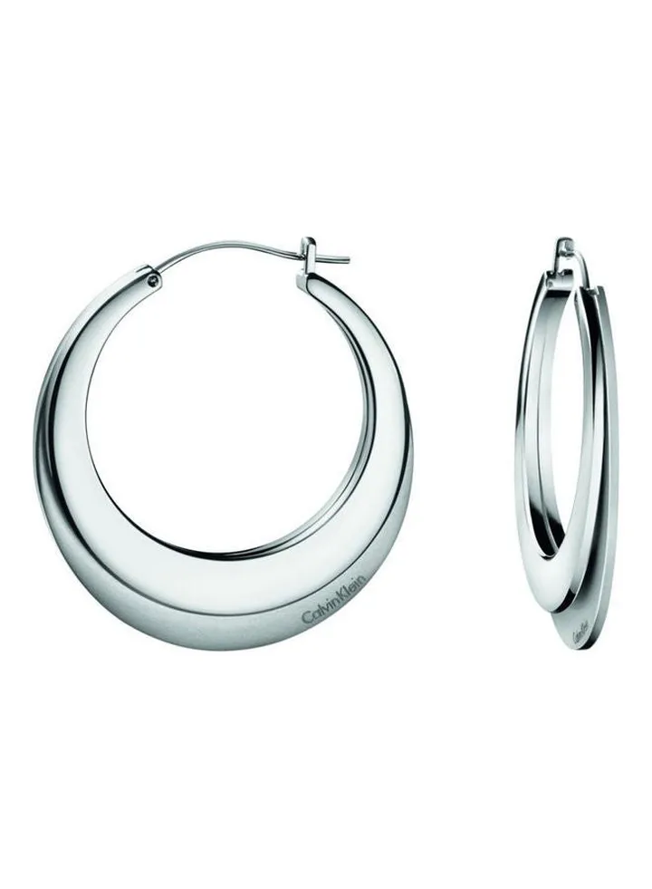 One Size Stainless Steel Hoop Earrings