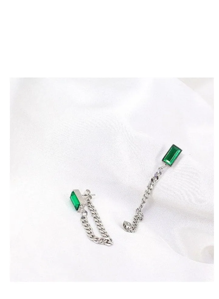 Solid gold stainless steel earring