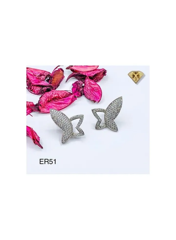 Shine with Modern Sophistication: High-Quality Platinum-Plated Silver Earrings