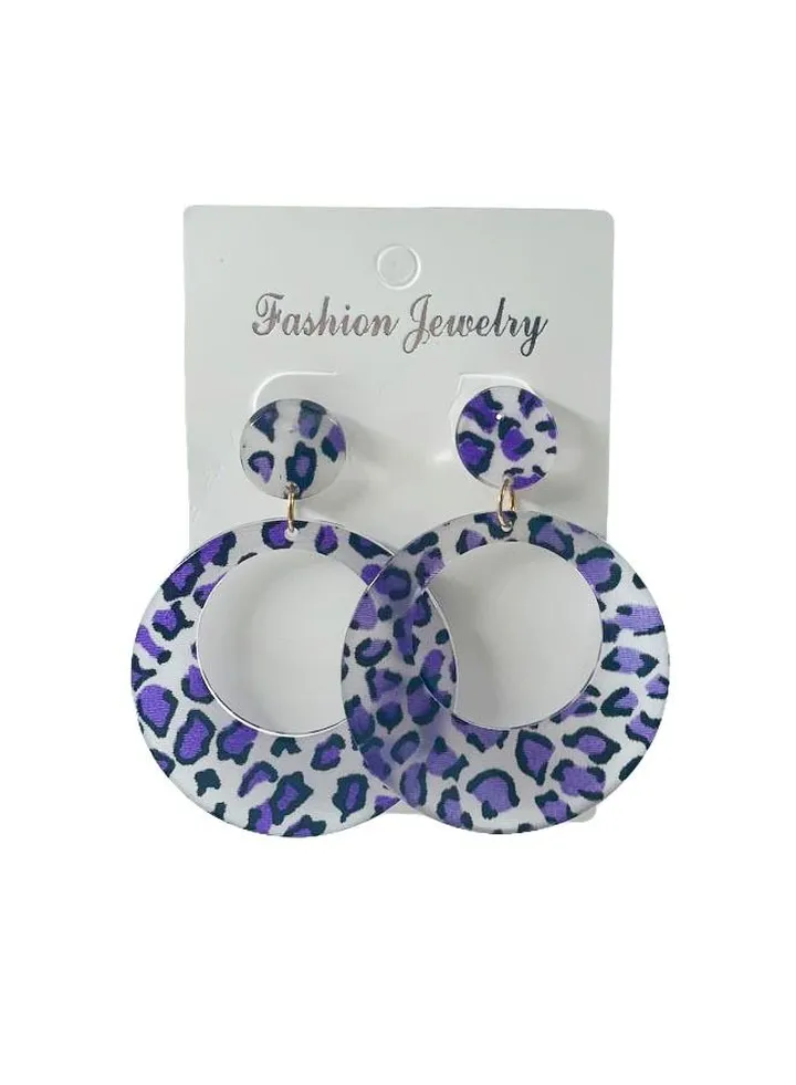Leopard elegant earrings