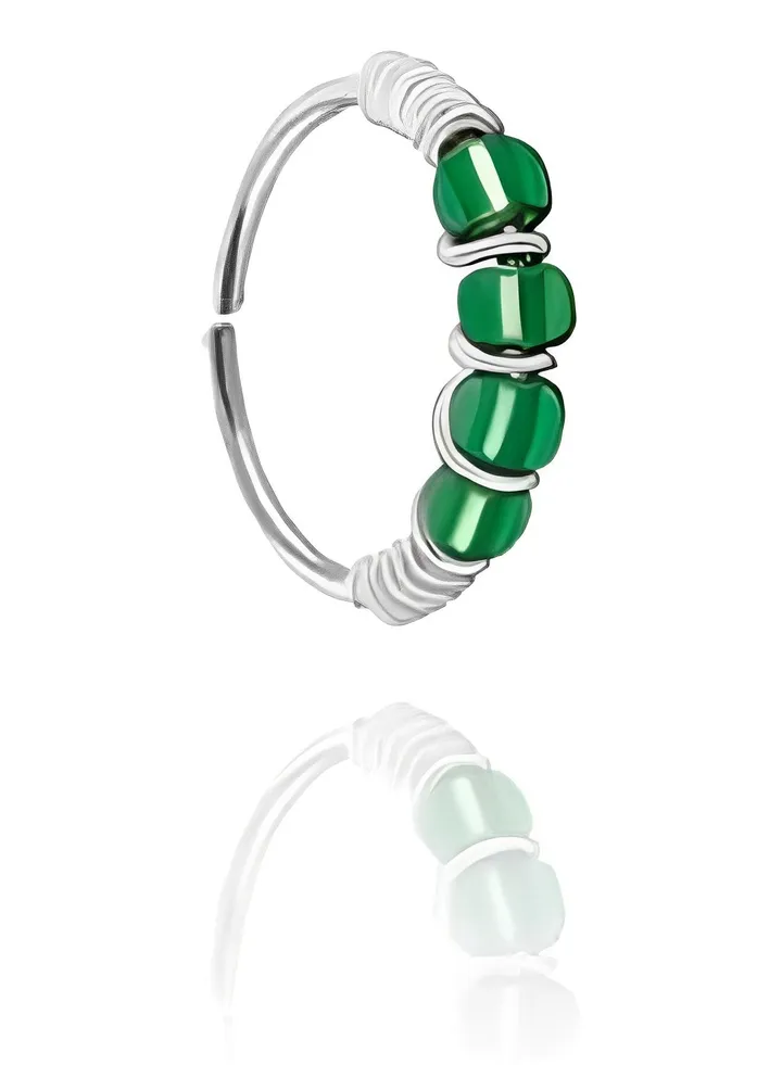 hoop piercing made for sterling silver 925 and beads, get your own now