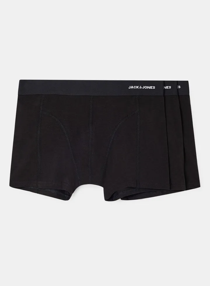 Logo Waistband Trunks (Pack of 3)