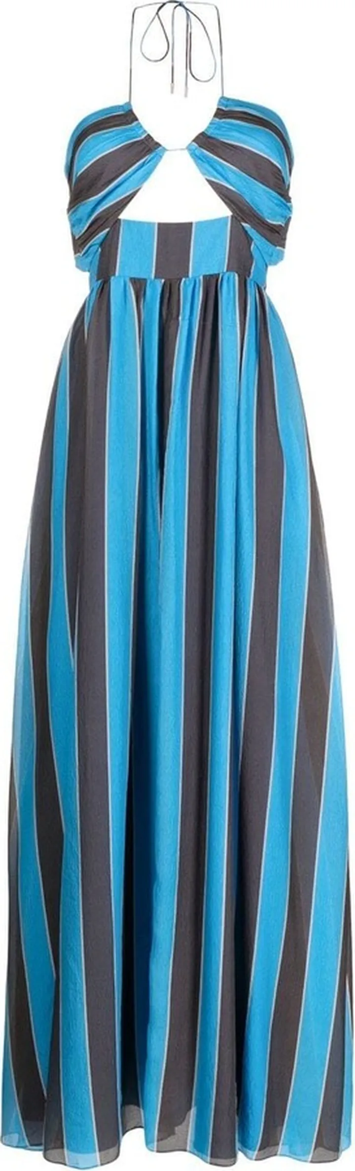 Micaela halterneck maxi dress