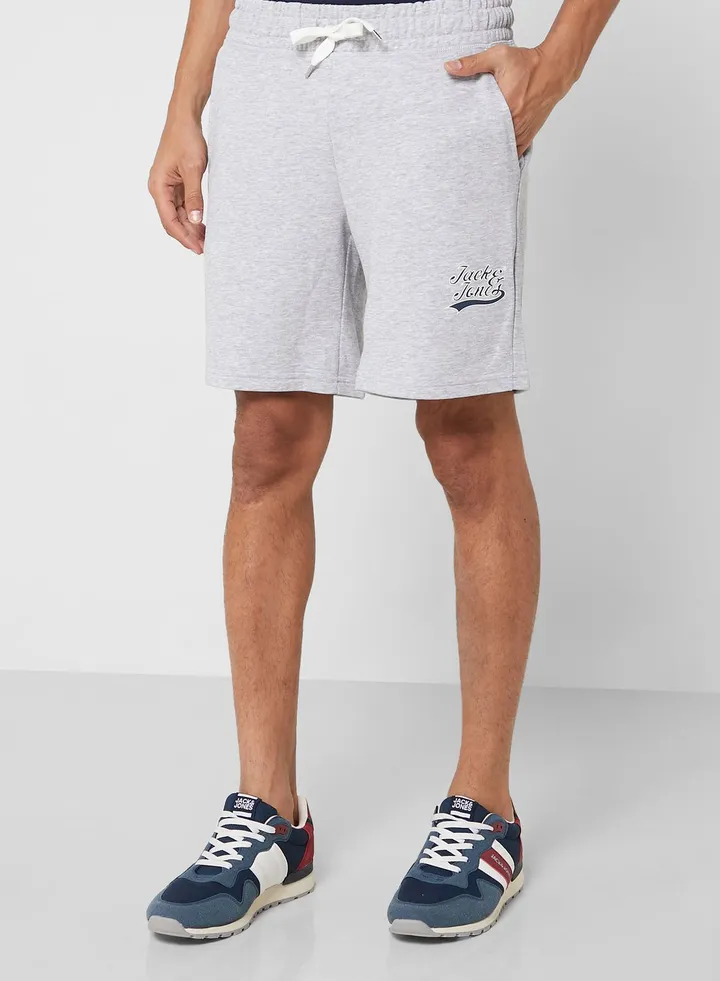 Slogan Casual Shorts