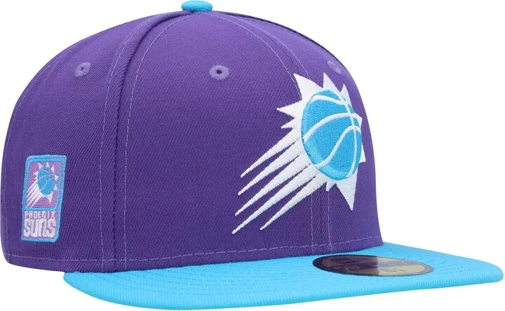 Men's New Era Purple Phoenix Suns Vice 59FIFTY Fitted Hat