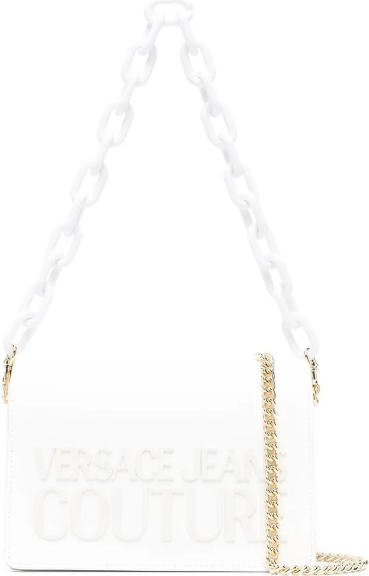 Logo-Embossed Shoulder Bag