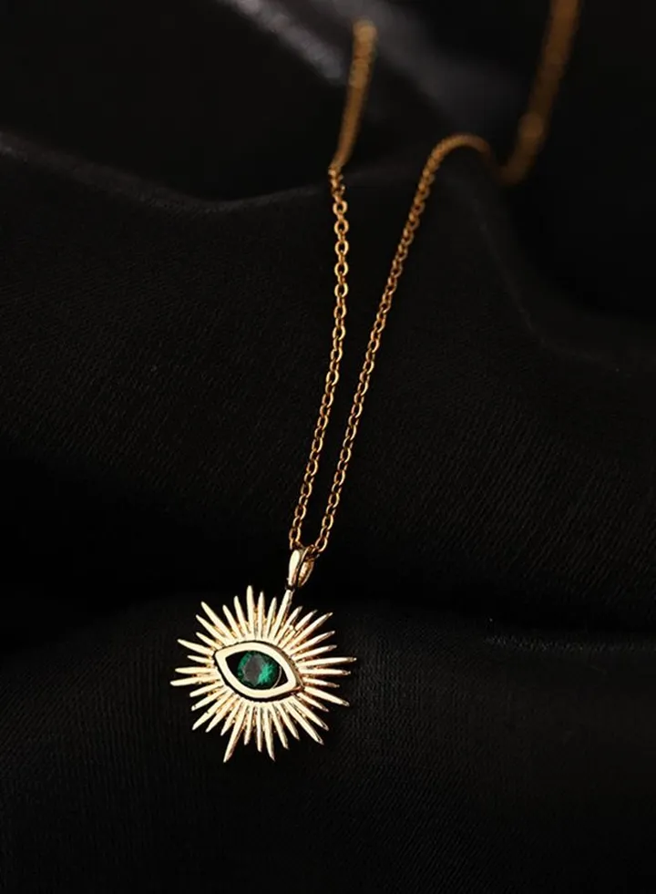 Eye Clavicle Chain Pendant