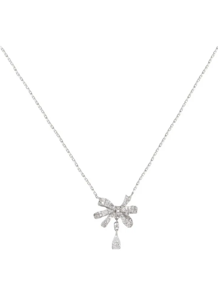 New bowknot necklace collarbone chain