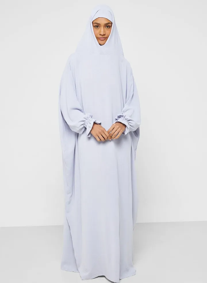 Hooded Knitted Prayer Abaya