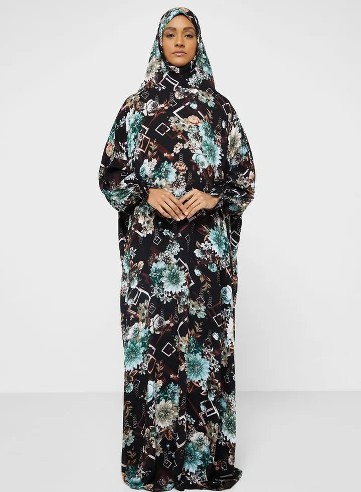 Hooded Knitted Prayer Dress