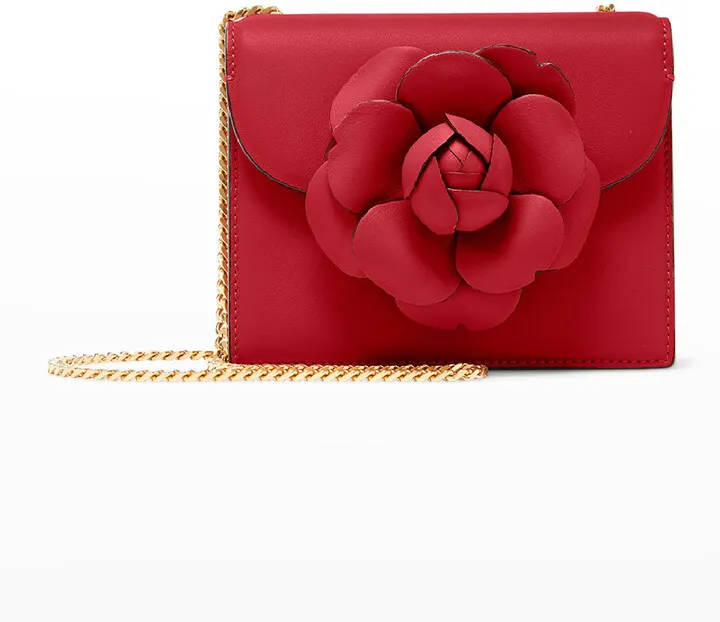 Mini Flower Leather Shoulder Bag