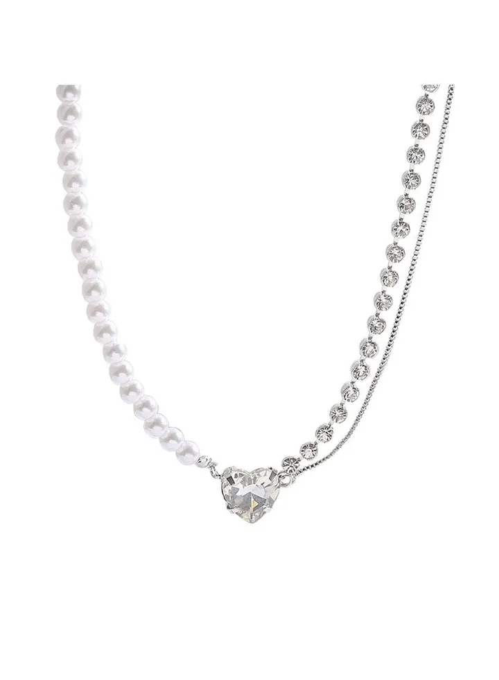 Pearl Heart Shape Necklace