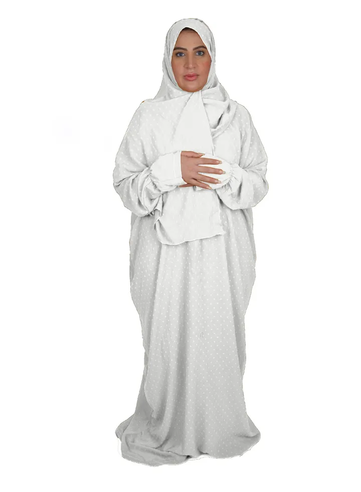 Islamic Women Prayer Dress Spacious And Comfortable Excellent Material (Zipper)