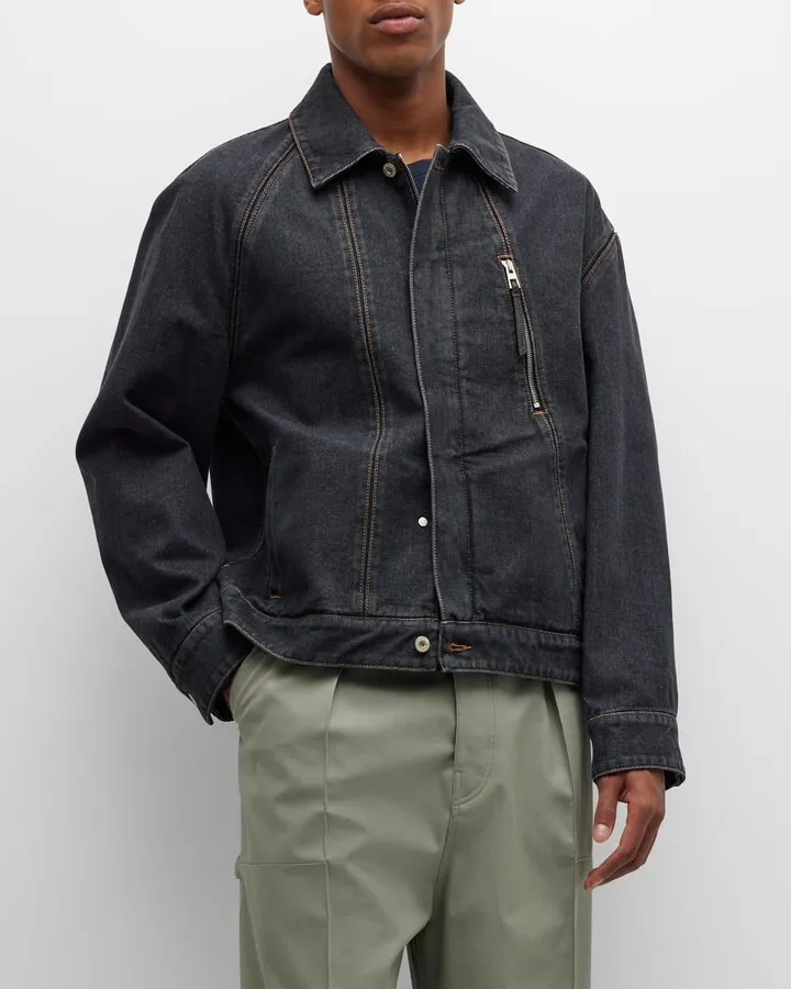 Men's Puzzle Denim Jacket