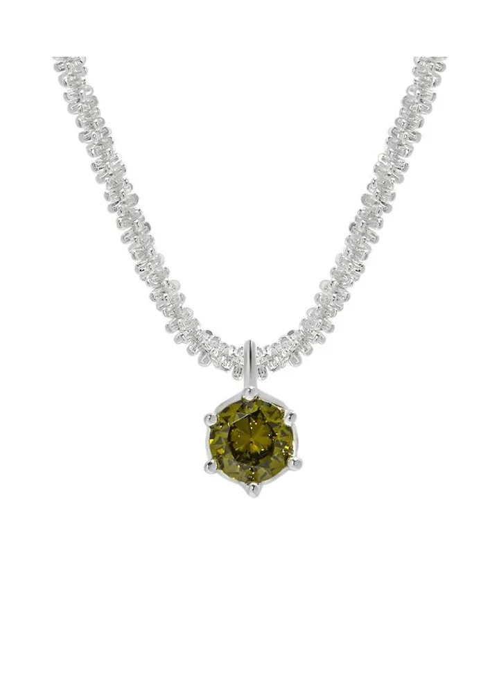Sparkling Titanium Necklace