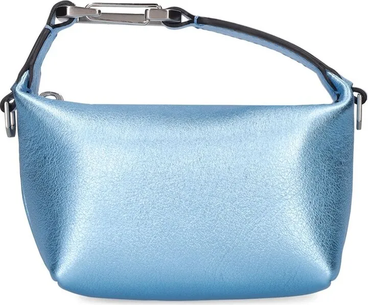 Tiny Moon laminated leather bag