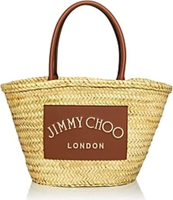 Jimmy Choo Medium Beach Basket Tote
