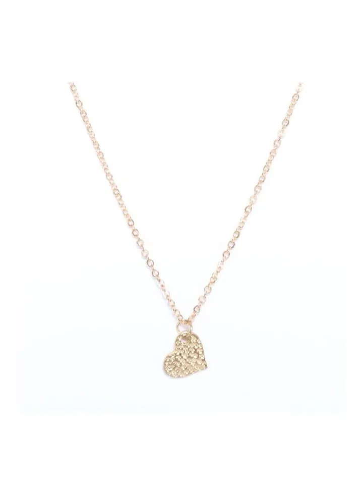 Women's Necklace With A Heart Pendant