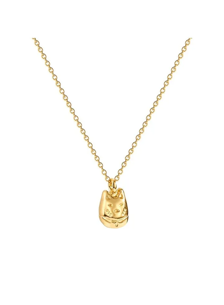 Cat Shape Titanium Steel Necklace