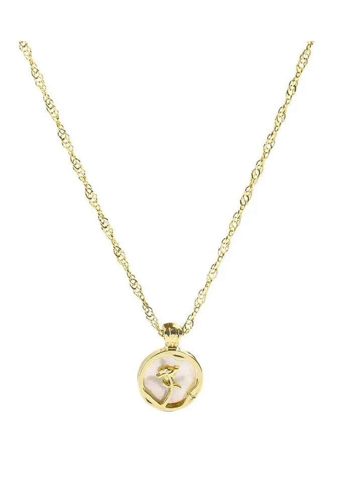 Vintage Rose Necklace