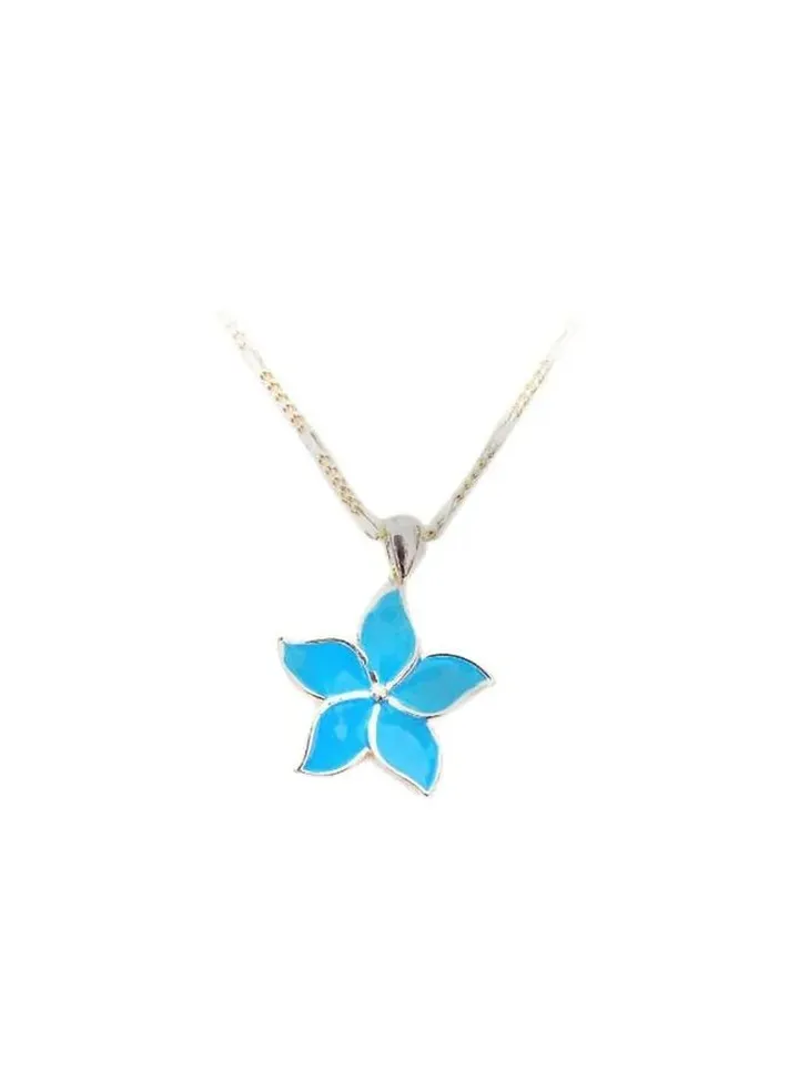 Flower Shaped Pendant Necklace