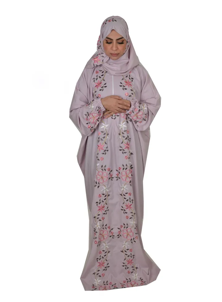 Islamic Women Prayer Dress Spacious And Comfortable Excellent Material (Zipper)