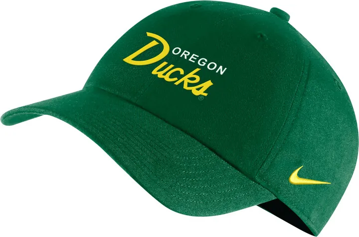 Oregon Campus 365 Nike Unisex College Adjustable Hat in Green