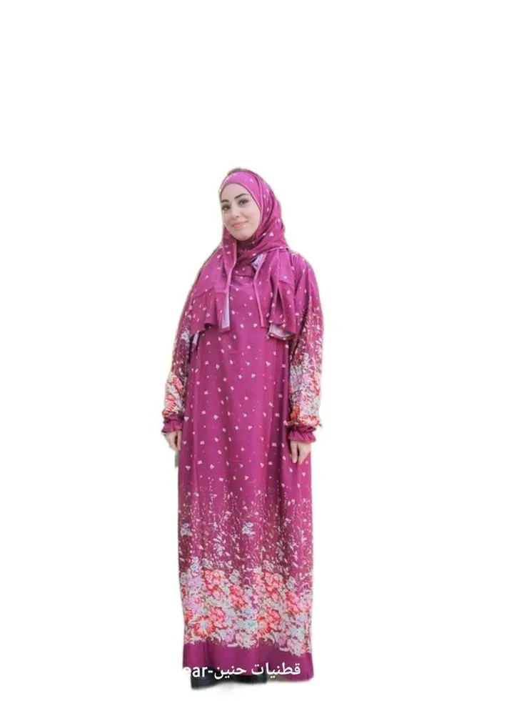 Women One-Piece Prayer Dress Pink