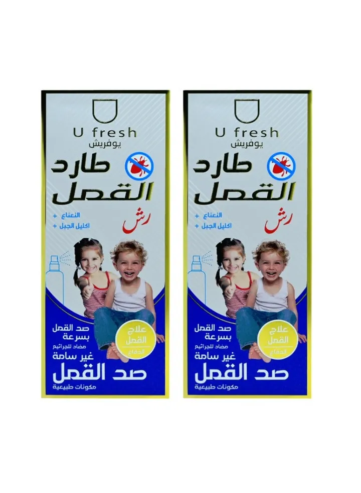 Anti-lice spray consisting of mint + rosemary, 120 ml, 2 pieces
