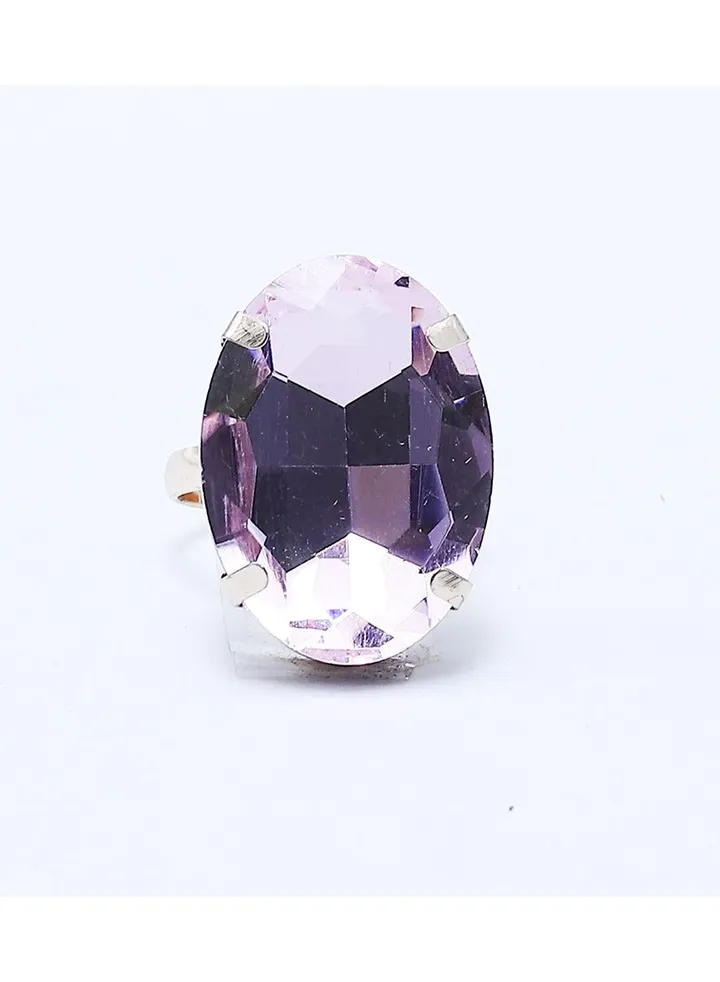 Glass Stretchable Earing Fluffy Women's Accessories-Mauve