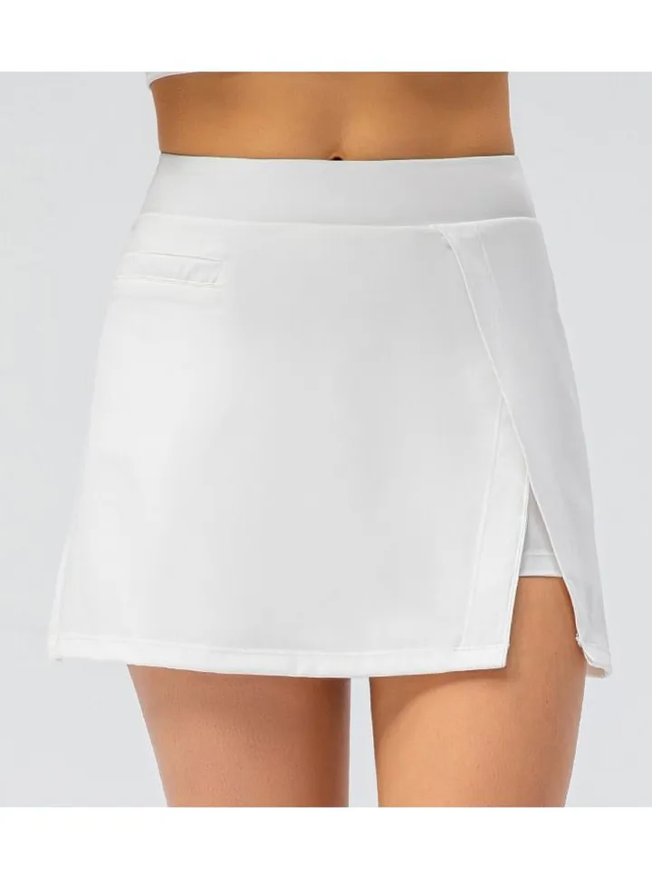 Yoga sport fake two loose skirt