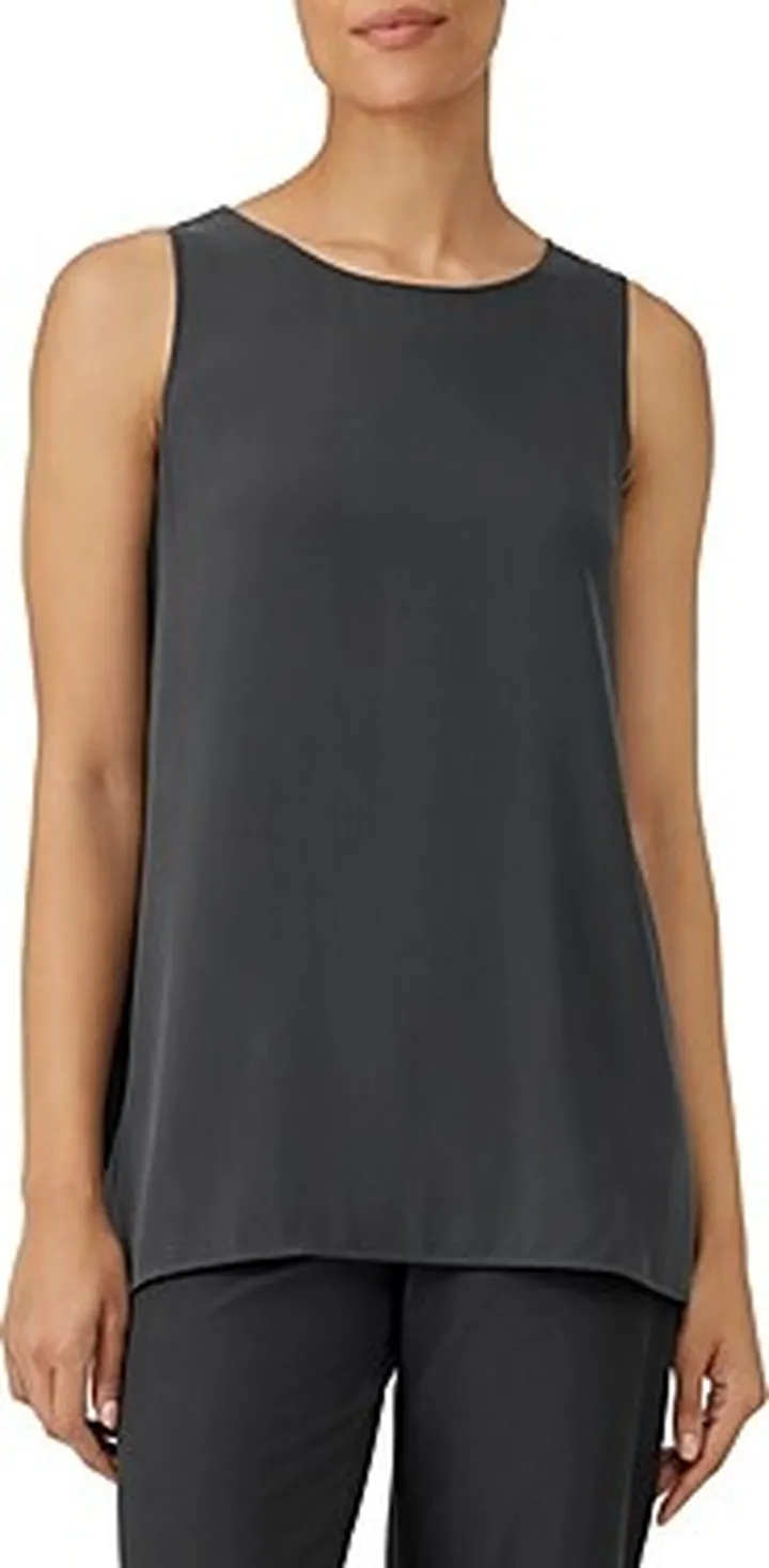 Eileen Fisher Sleeveless Silk Tunic