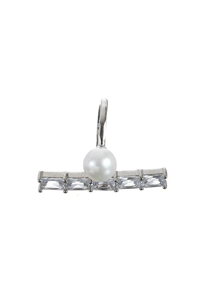 Silver Pearl Ring