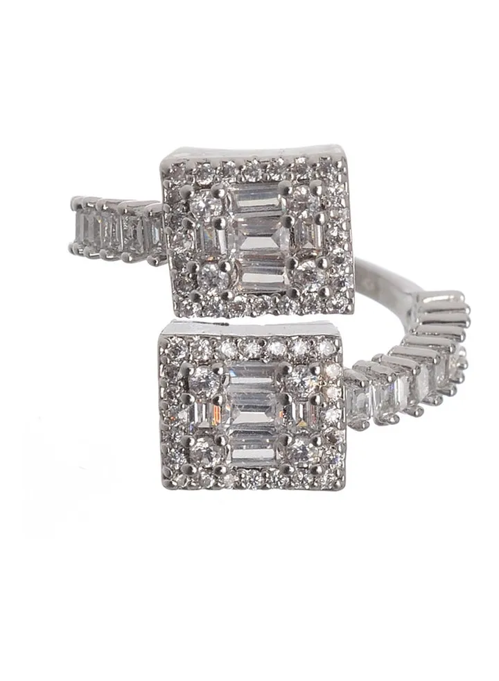 Silver Zircon Ring