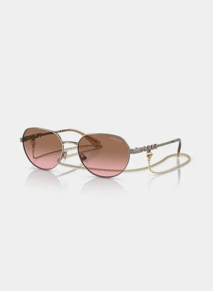 Full Rim Women Round Sunglasses 4254S-53-5138-14