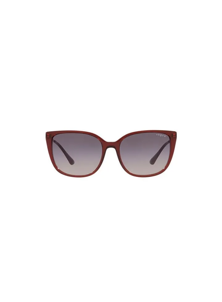 Full Rim Cat Eye Sunglasses 5435SI, 55, 2257, 36