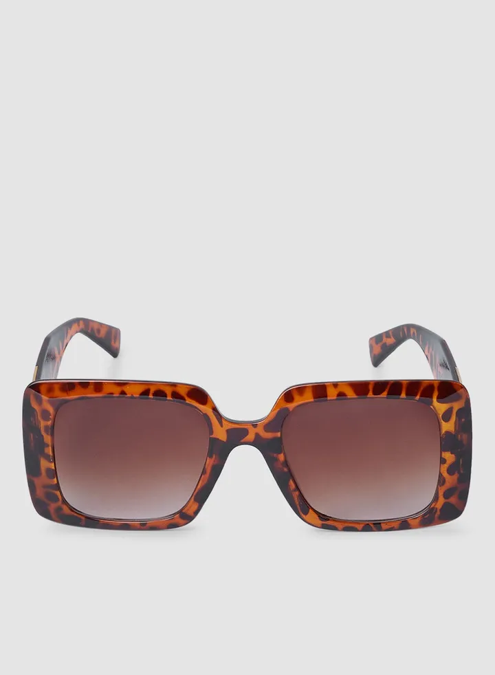 Women's Flexible And Corrosion Resistant Frame Square Sunglasses 657L2