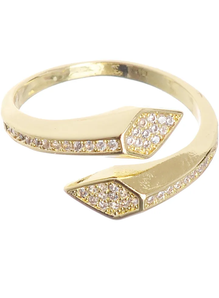 Gold Ring with Snake Shape