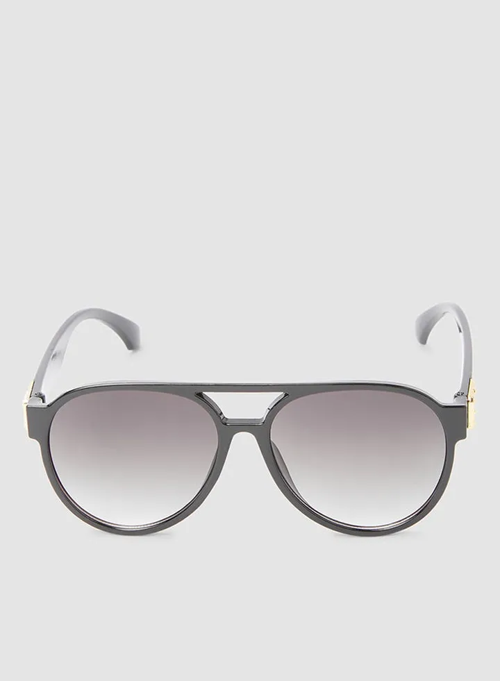Women's Flexible And Corrosion Resistant Frame Aviator Sunglasses 6279L4